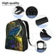 thumbnail image 5 of Disketp Cute Blue Frog Mochila Unisex de Apertura Lateral Completa, Mochila para Laptop para Escuela, Trabajo y Viajes, 5 of 8