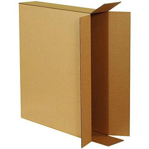 Ship Now Supply SN28524FOL Side Loading Boxes, 28"L x 5"W x 24"H, Kraft (Pack of 10)
