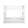 thumbnail image 2 of AFI Columbia Bunk Bed Twin over Twin with Twin Size Urban Trundle Bed, White, 2 of 8
