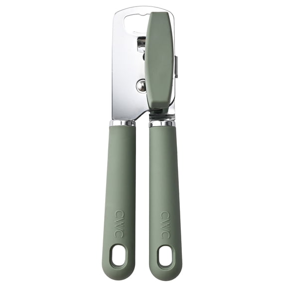 Cook With Color Sage Can Opener with Stainless Steel Cutting Wheel, Sage