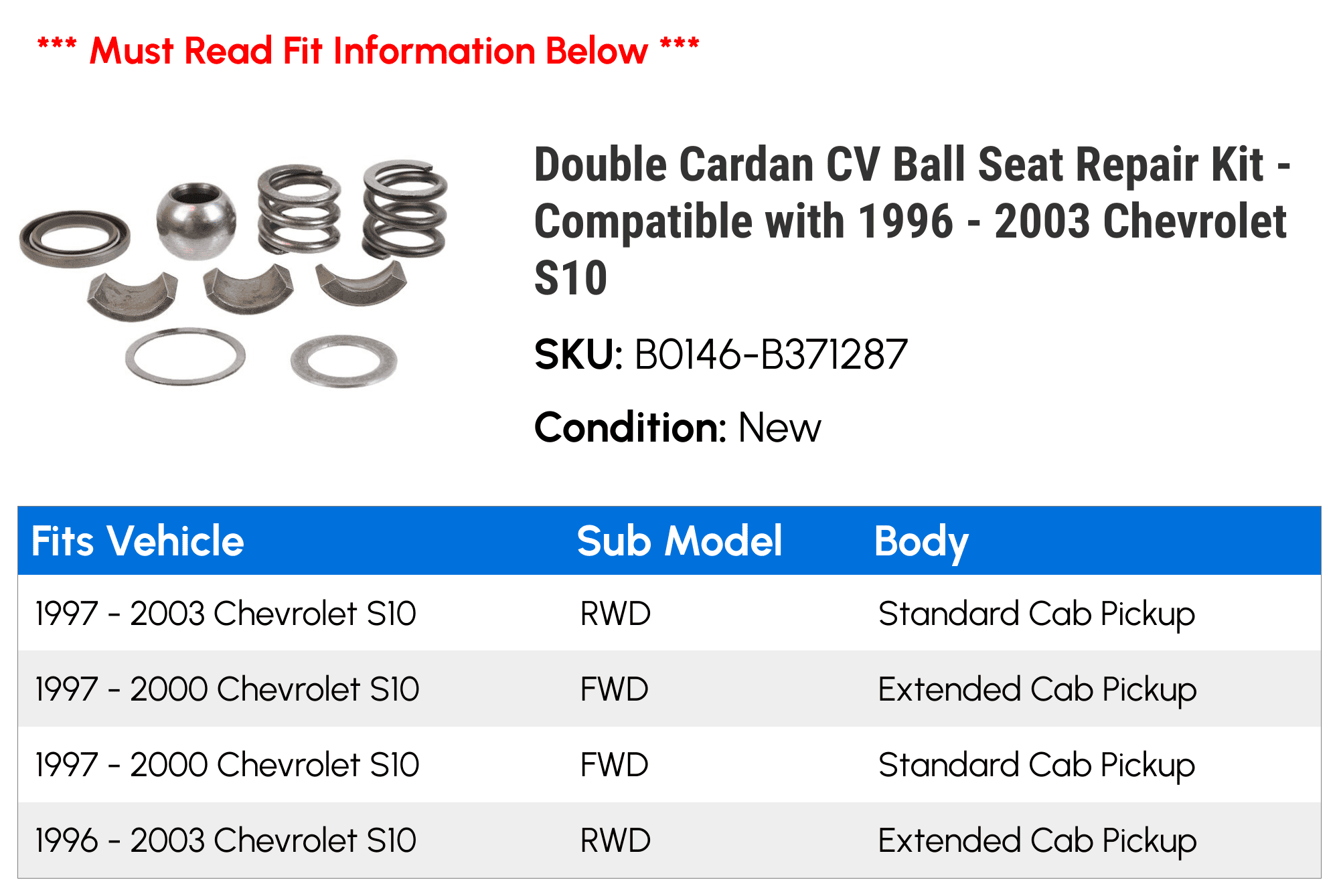 2台セット Chevy S10 マッスルマシーン トラッキン Truck (99-13) / Camaro (10-15) LS High and Tight Alt/PS (P