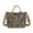 Khaki, variant on PRIYAL Leopard Tote Bag for Women Nylon Shoulder Handbag Crossbody Bag | Lightweight Leopard Print Tote Handbag for Travel Work