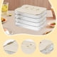 thumbnail image 5 of Organizador de albóndigas Organizador de refrigerador Contenedor multifuncional Almacenamiento de albóndigas 4 capas, 5 of 8
