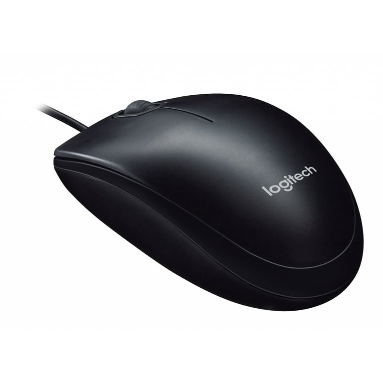 Logitech M90 USB Wired Optical Mouse - Black Gallery View 4