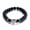 Black, variant on Lava Stone Buddha Bracelet: Be Calm, Be Powerful, Be a Peaceful Warrior with This Limited Edition Ethnic Style Unisex Bracelet