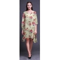 thumbnail image 2 of Bimba Robe Midi de Détente Aquarelle pour Femmes, Tenue de Plage-4x-5x, 2 of 5