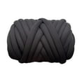 thumbnail image 4 of Hilo para tejer a mano, 3149 pulgadas de largo, 1000 g, hilo grueso, hilo tubular jumbo, voluminoso. Negro, 4 of 9