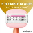thumbnail image 6 of BIC Soleil 5 Glide Women's 5-Blade Disposable Razors, 2 Count, 6 of 10