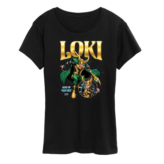 Marvel Loki - Portrait - Women's Short Sleeve Graphic T-shirt