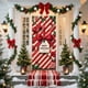thumbnail image 5 of Seyotauo Merry Christmas Door Cover 35x71 Christmas Gift Box Present Hanging Banner Decoration Winter Holiday Bow Window Door Cover Stripes Ornaments Year Party Home Wall Outdoor, 5 of 9