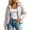 Gray, variant on Tqcoqu Women's Zip Up Hoodie Jacket,Long Sleeve Lightweight Sun Protection Casual Coat with Pocket,Army Green Women's XS-XXXL