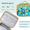 thumbnail image 2 of Wildkin Kids Insulated Lunch Box for Boy and Girls, BPA Free (Party Animals Blue), 2 of 7