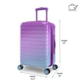 iFLY Fibertech 3 Piece Hardside Expandable Luggage Set, Vineyard