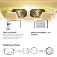 thumbnail image 5 of KUIFORTI Car Window Shades for Side Window, Highland Cow Car Sun Shade Baby Sun Visor, Sun Glare UV Rays Protection, Foldable Car Window Screens for Camping Travel, 5 of 8