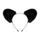 thumbnail image 1 of Diadema con orejas para cosplay, accesorio para disfraz de Halloween, tocado para Halloween Negro, 1 of 9