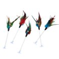 thumbnail image 3 of Cat Teaser Wand Sucker Bell Fake Feather Cat Teaser Toy Pet Sound Toy for Pets, 3 of 10