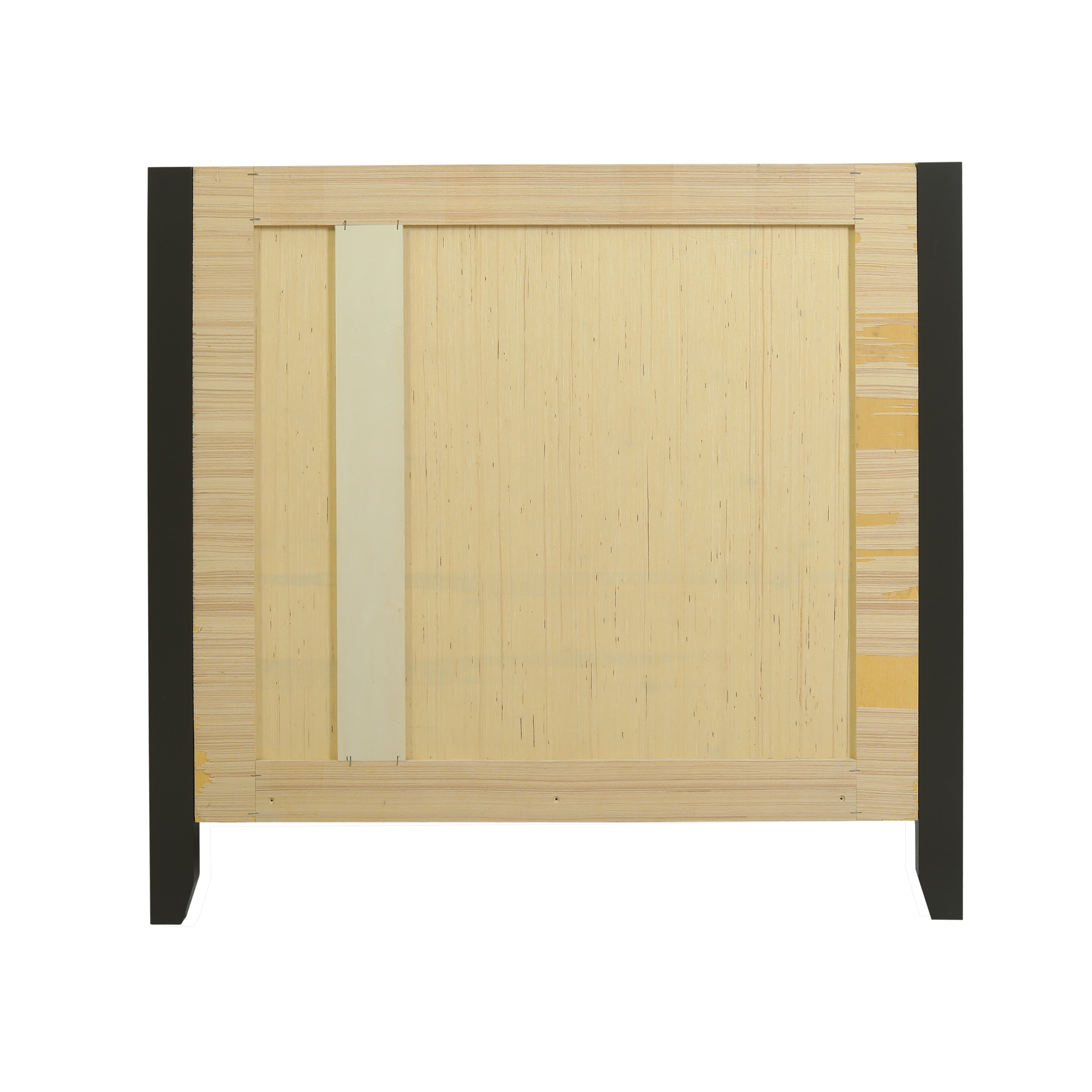 Design House Dawson 37-Inch Bathroom Vanity Combo, Ready to Assemble 2-Door 2-Drawer Cabinet with Camilla Cultured Marble Top, Sherwin-Williams® Iron Ore, Matte Black Hardware, 228478-IO