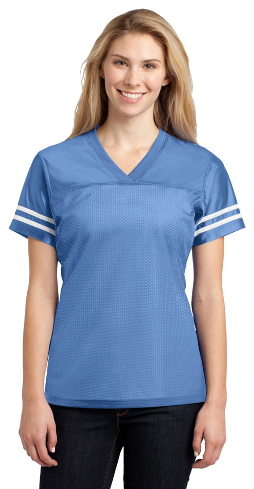 SportTek LST307 PosiCharge Women's Replica Jersey Carolina Blue