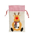 thumbnail image 3 of XWSHYW Almacenamiento de Papel para Envolver Regalos. Bolsa de Dulces de Navidad de Papá Noel, Media Vino, Botella, Regalo, Adornos Navideños, Decoración, 3 of 4