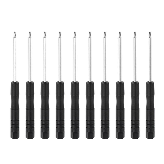 Unique Bargains Mini Phillips Screwdriver, 1.5mm Cross Head for Watch Eyeglasses Metal Buckle Electronics Repair, 10 Pack