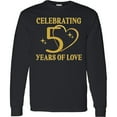 thumbnail image 3 of Inktastic 50th Wedding Anniversary 50 Years Long Sleeve T-Shirt, 3 of 5