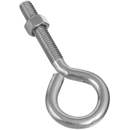 

2Pc National 3/8 In. X 4 In. Stainless Steel Eye Bolt