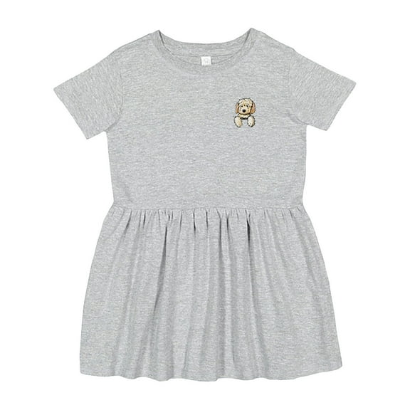 Inktastic Pocket Goldendoodle Girls Toddler Dress