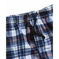 thumbnail image 4 of Active Club Plaid Fleece Pajama Pants 3 Pack - Mens Lounge Pants with Pockets - Mens PJ Bottoms (Christmas Plaid 3-Pack, X-Large), 4 of 5