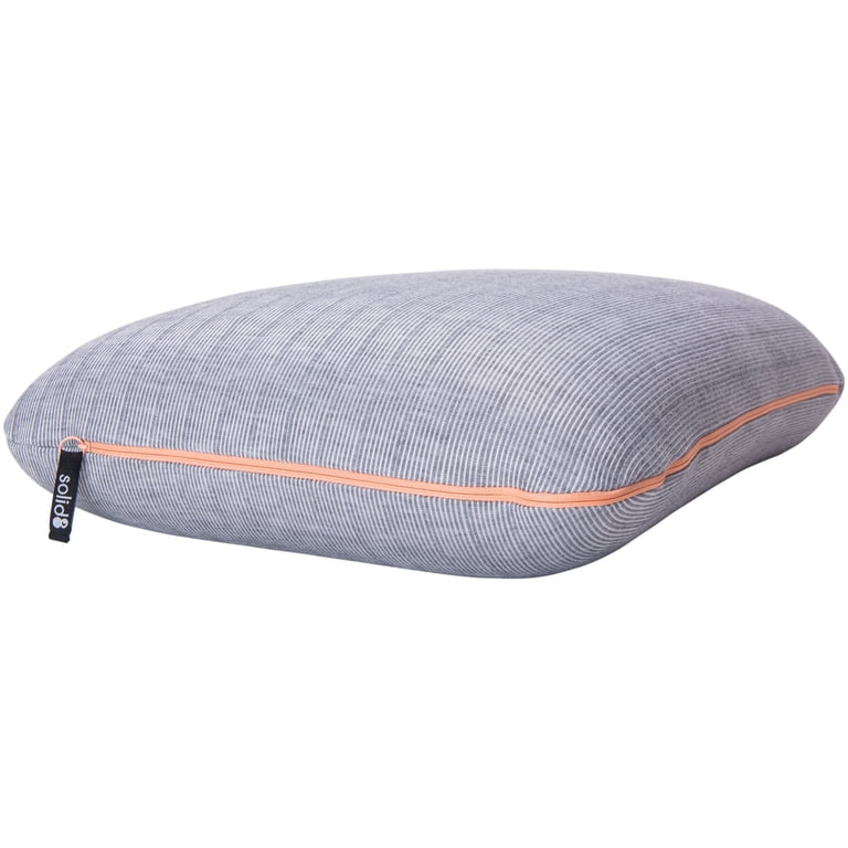 Solid 8 Air Cell Medium Firm Foam Down Alternative Pillow with
