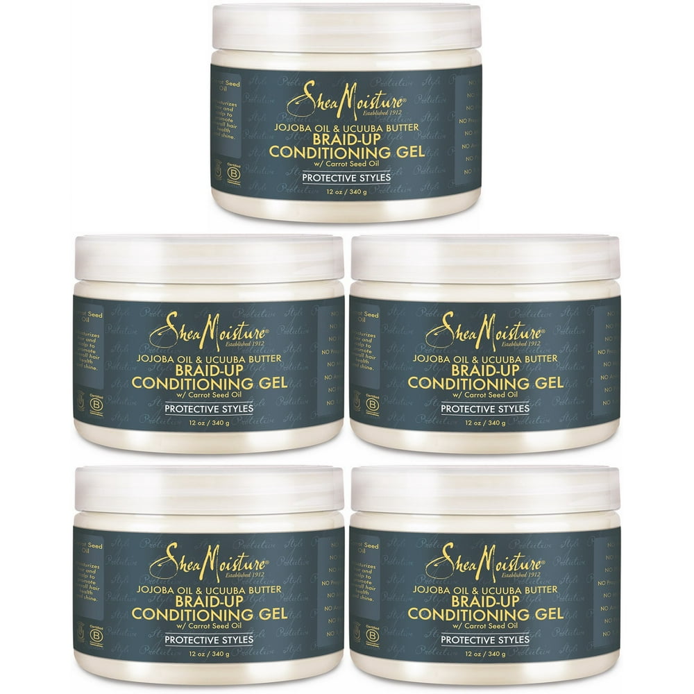 Shea Moisture Jojoba Oil & Ucuuba Butter BraidUp Conditioning Gel, 12