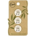 thumbnail image 2 of Dritz Recycled Cotton Koala Button, 18mm, Natural, 3 Pack (9 Count), 2 of 7
