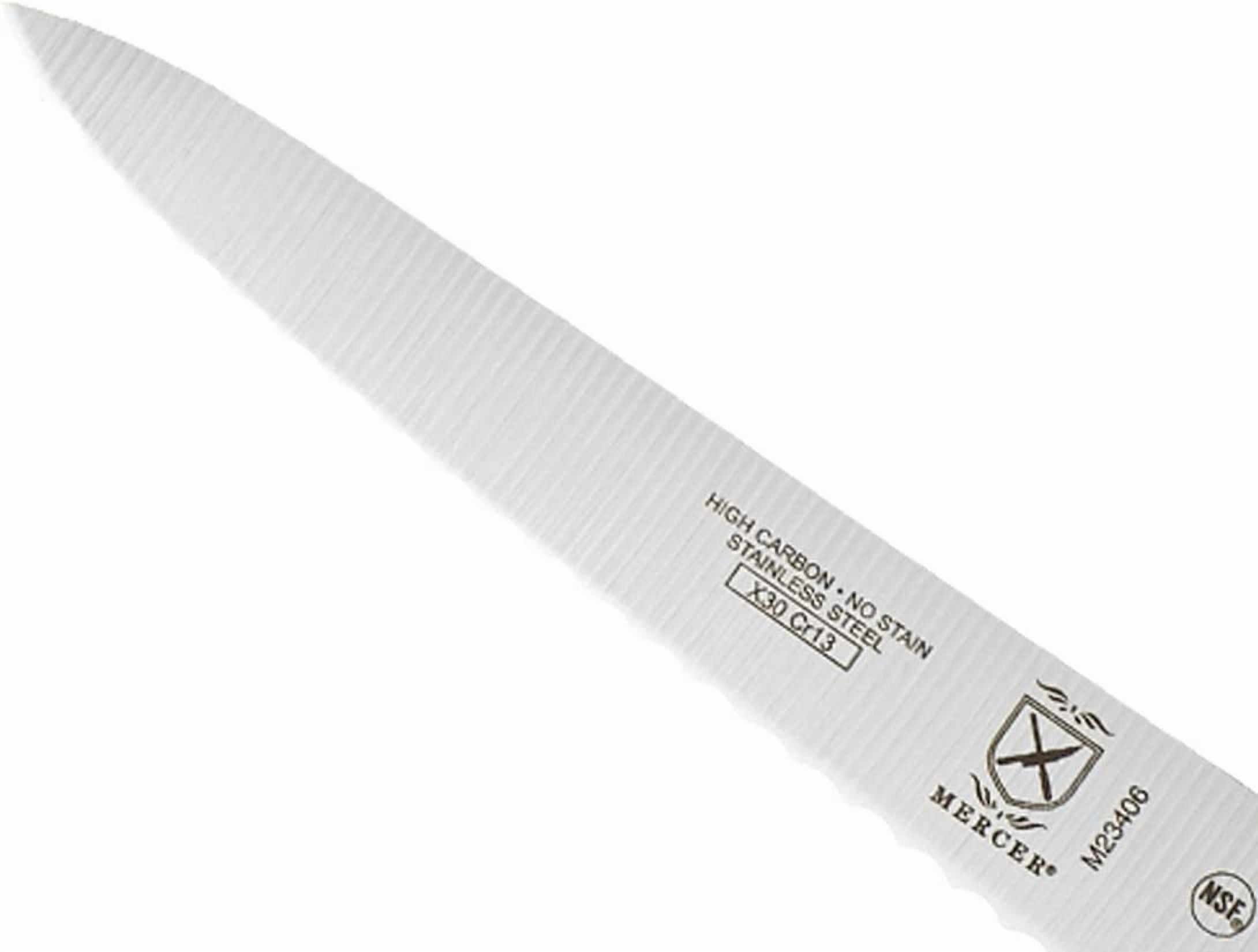 M23406 Millennia Black Handle, 6-Inch Wavy Edge, Utility Knife
