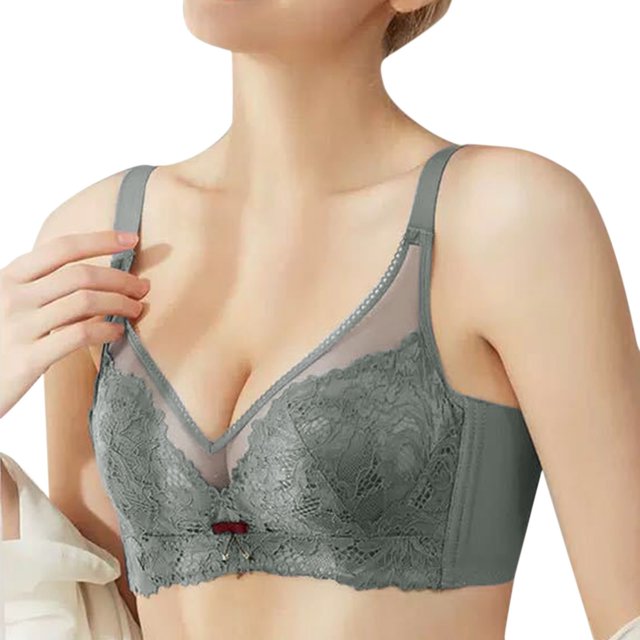 Harpily 2025 Bra Lace Bra For Womens Underwire Bra Lace Floral Bra Unlined Unlined Plus Size Full Coverage Bra