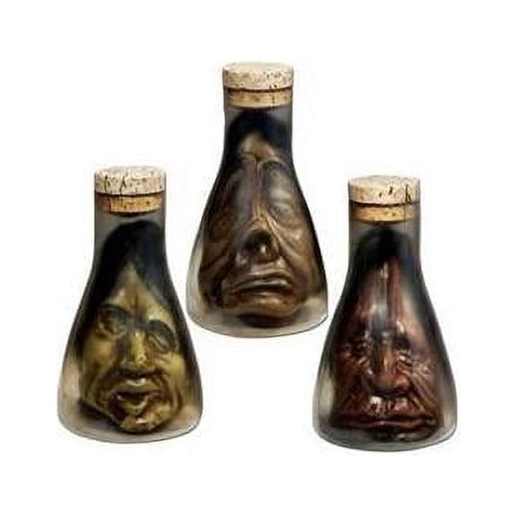 Shrunken Head In Flask