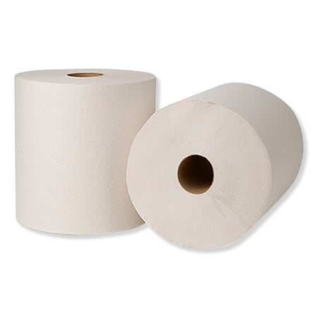 Tork Hardwound Roll Towels, 7.88" x 800 ft, Natural White, 6 Rolls/Carton -TRK218004