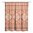 thumbnail image 2 of Creative Products Red Clay with White Tribal Pattern 71x74 Shower Curtain, 2 of 2