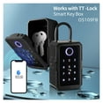 TTLOCK/Tuya Fingerprint Smart Key Lock Box Safes IP65 Waterproof
