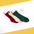thumbnail image 3 of Medias Navideñas Wosthever Tejidas Personalizadas 3 Piezas con Cable Bordado, 3 of 6