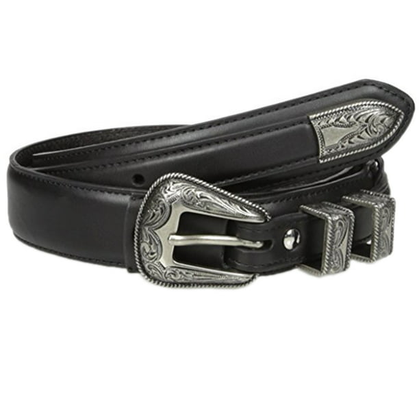 Nocona - Nocona Western Belt Mens Leather Smooth Ranger Black N2450701 ...