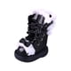 thumbnail image 2 of Botas de invierno a escala 1:4, elegantes disfraces femeninos, zapatos para colección, flexibilidad. negro, 2 of 9