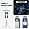 thumbnail image 4 of Magnetic Silicone Case Compatible with iPhone 16 Pro Max Case 6.9 Inch Compatible with All MagSafe Accessories - Built-in Magnets, Soft Grip Silicone, Shockproof [Stone], 4 of 5