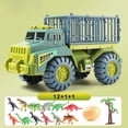 thumbnail image 4 of Camión de juguete Baoblaze dinosaurio Verde 12 Piezas Camión dinosaurio, 4 of 7