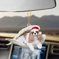 thumbnail image 3 of Adorno navideño festivo para amantes de las mascotas, accesorio de decoración navideña único, colgante con forma de perro ángel, 3 of 5