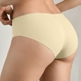 thumbnail image 4 of ShomPort Womens Seamless Panties Mid-Rise Waisted Cotton Smoothing Briefs Breathable Cute Printed Underpants, 4 of 6