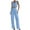 AA-Sky Blue, variant on QATAINLAV Women's Button Waistcoat and Casual Wide Leg Dress Pants 2 Piece Sets Solid Dressy Crop Vest Business Outfits Workwear Khaki XL