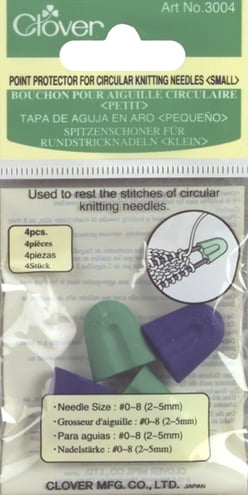 Point Protectors For Circular Knitting Needles-Sizes 0 To 8 4//Pkg