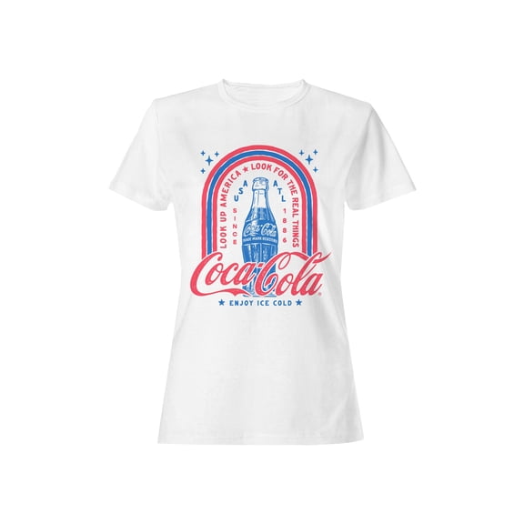 Officially Licensed Coca Cola Retro Coca-Cola Vintage Graphic Women's T-shirt
