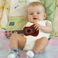 thumbnail image 3 of Lutabuo Ukulélé 4 Cordes Mini Guitare Modèle Instruments de Musique Jouets Éducatifs pour Enfants, 3 of 8