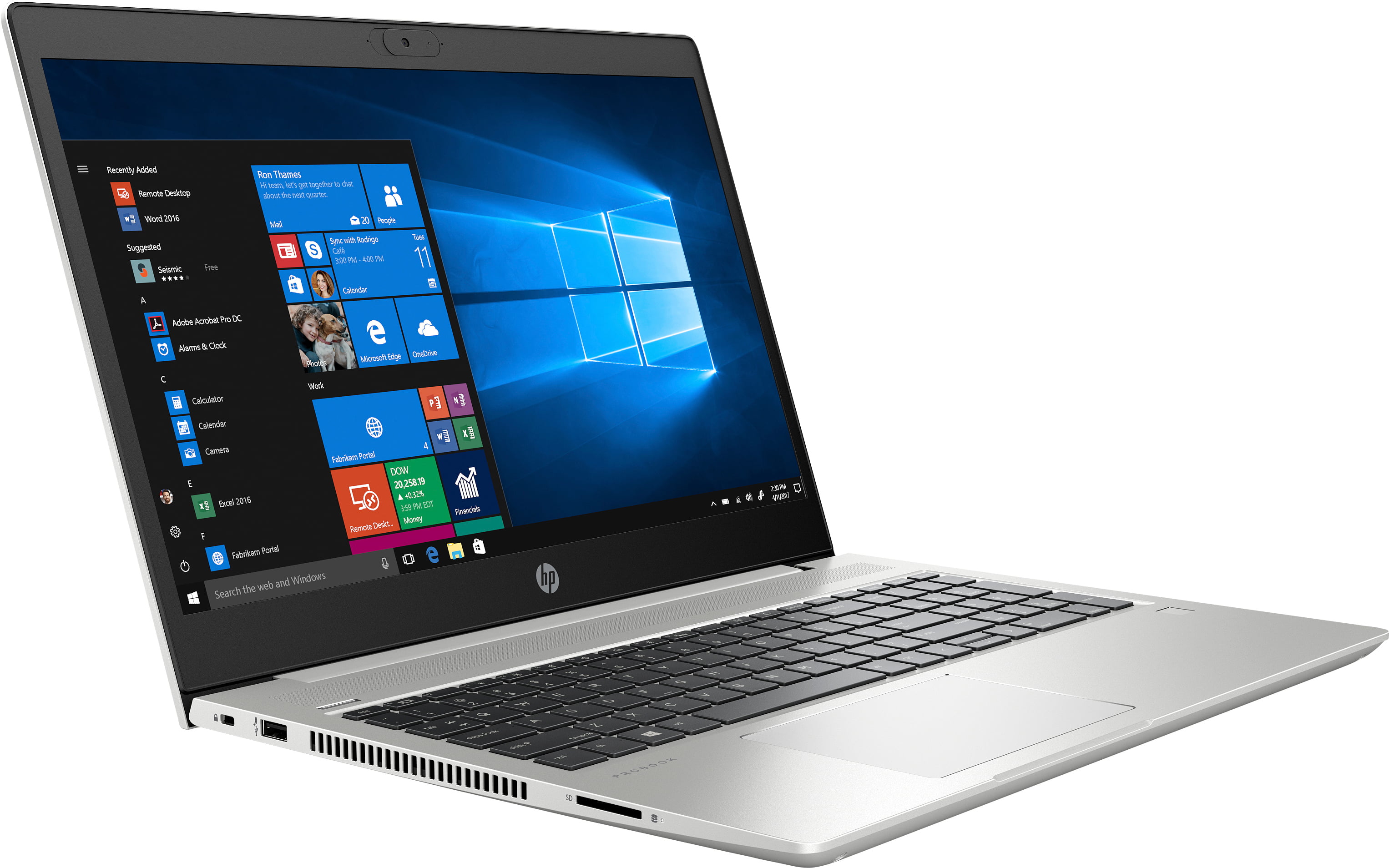 detectie Minister lont HP ProBook 450 G7 15.6" Notebook - Intel Core i3 - 4 GB RAM - 256 GB SSD -  Intel UHD Graphics 620 - Windows 10 Pro - Silver - Walmart.com