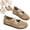 Khaki#002, variant on Women's Breathable Hollow Mesh Shoes, Ballet Style Lightweight Soft Sole Casual Flats for Daily Wear Beige